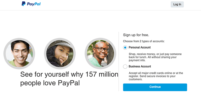 Att öppna ett PayPal-konto Att öppna ett PayPal-konto