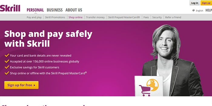 Handla på nätet med Skrill Handla på nätet med Skrill